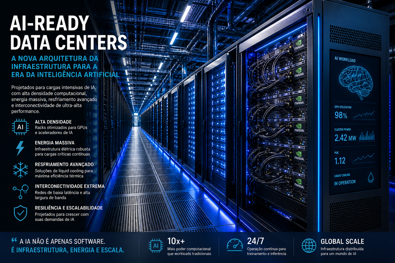 AI-Ready Data Centers – A Nova Arquitetura da Infraestrutura para a Era